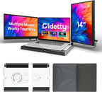 CIDETTY Extensor de pantalla de laptop mejorado, monitor portátil d...