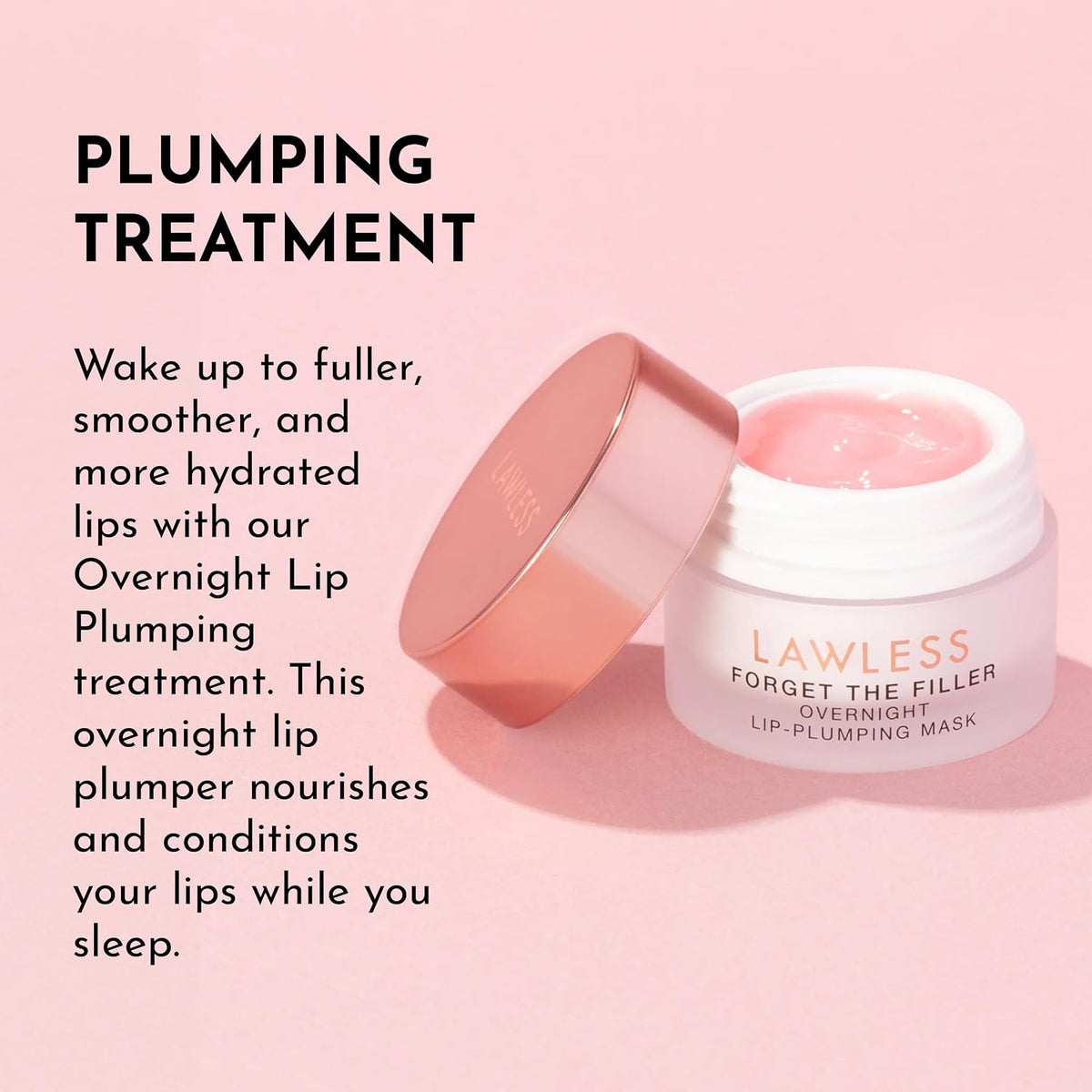 LAWLESS Mascarilla de Labios Forget the Filler - Sweet Dreams - Tra...