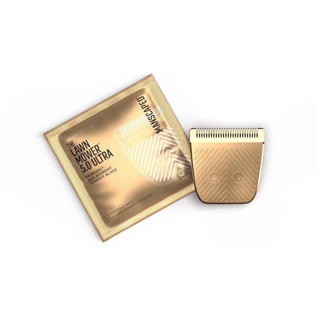 MANSCAPED The Lawn Mower 5.0 Ultra SkinSafe GOLD - Cuchilla de repu...