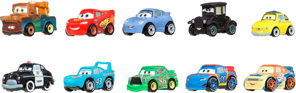 Mattel Disney and Pixar Cars 10-Pack de Mini Aviones (Estilos Pueden Variar)