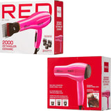 RED by KISS Secador de Cabello de Cerámica 2000, Secador Profesiona...