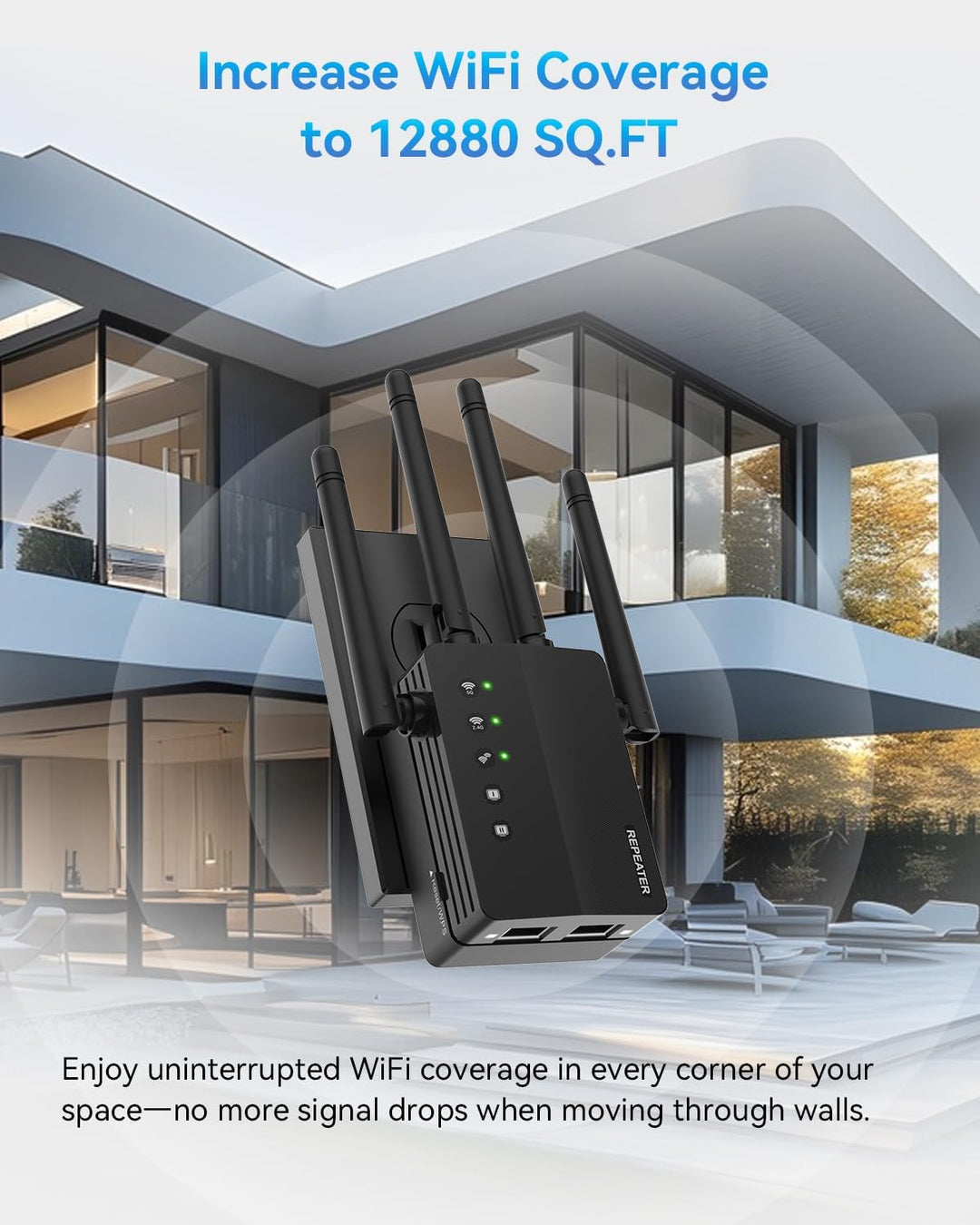 Amplificador de señal WiFi extensor WiFi de doble banda