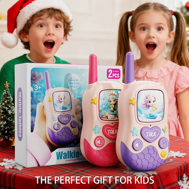 Walkie Talkies - Juguetes para niñas 2 paquetes de regalos