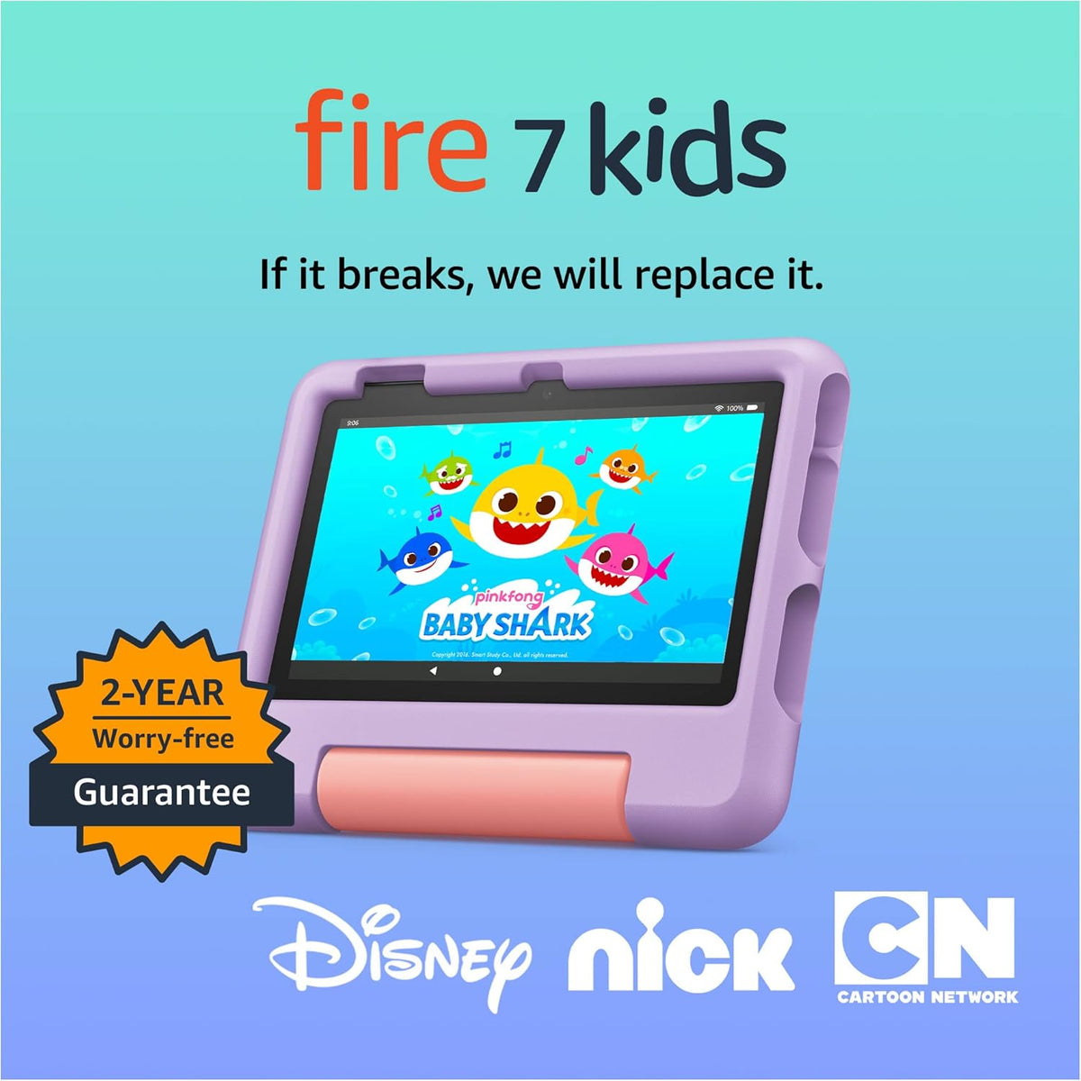 Amazon Tablet Fire 7 Kids, 7", edades de 3-7, con contenido sin...