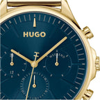 HUGO #Smash Multi Watch para hombre, caja de acero inoxidable, movimiento multifunción, diseño elegante y divertido, precisión de cuarzo, uso diario atrevido, regalo para él
