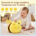 Juguete de peluche de abeja, juguete musical electrónico interactivo
