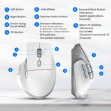 CITLLA Ratón Bluetooth inalámbrico, ergonómico recargable silencios...