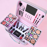 Wisnewth Kit de maquillaje todo en uno con estuche de almacenamient...