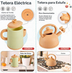 Play Kitchen Pots y Pans Set, Pretend Play Utensils Accessories
