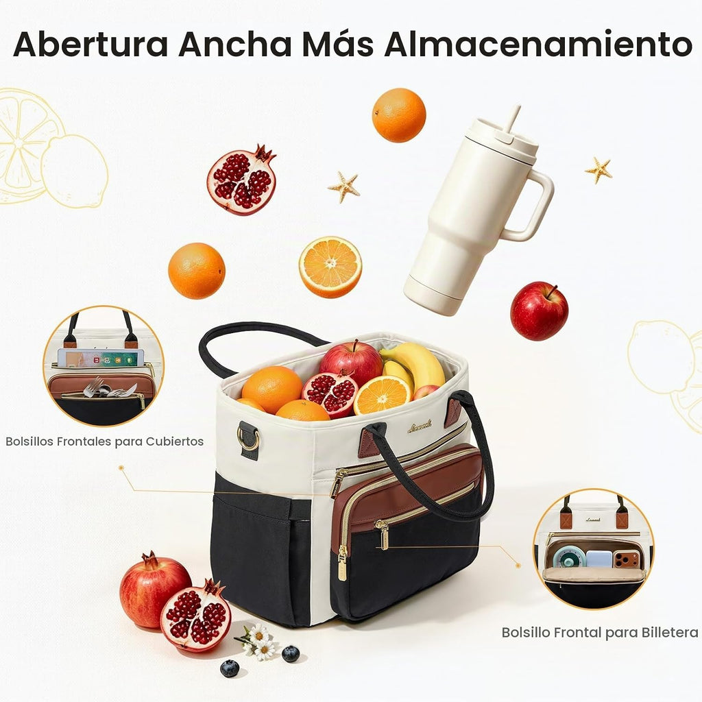 LOVEVOOK Lonchera térmica para mujeres, bolsa grande para adultos para el