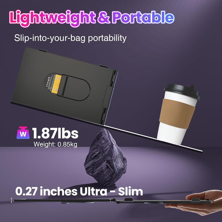 CIDETTY Extensor de pantalla para portátil de 0.27 pulgadas, ultraf...