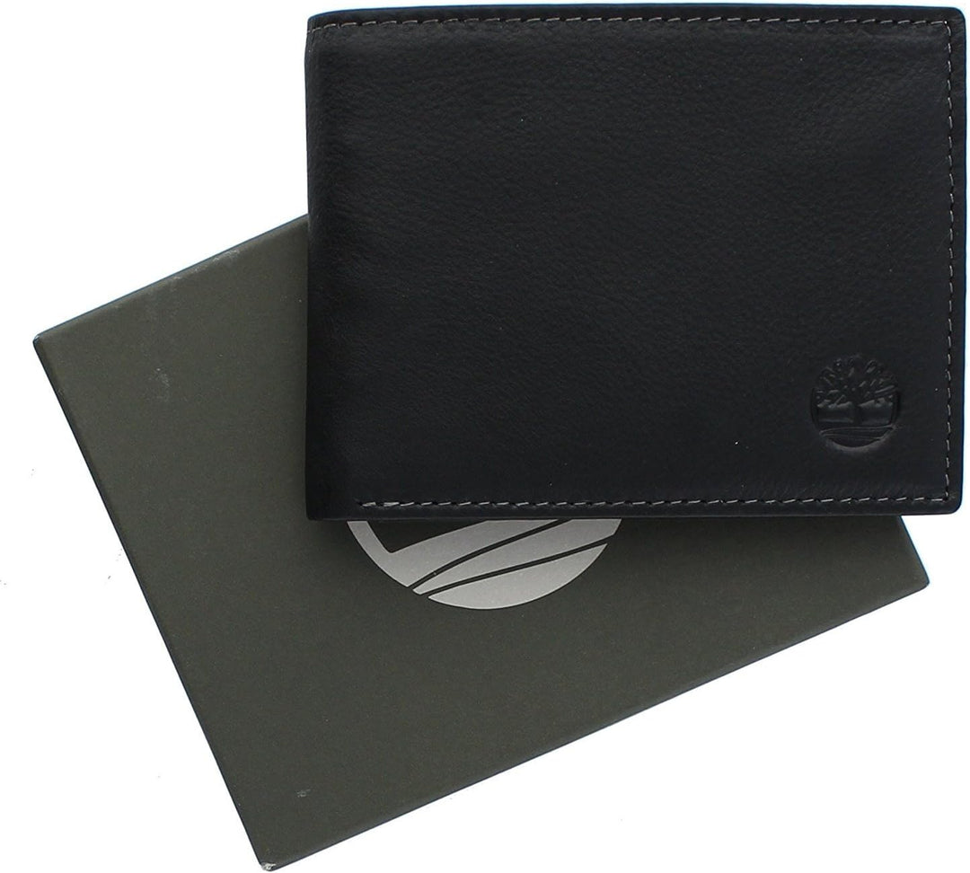 Timberland Wellington billetera de cuero RFID plegable de seguridad...