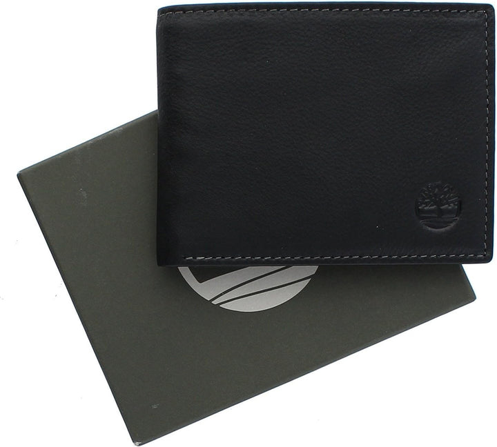 Timberland Wellington billetera de cuero RFID plegable de seguridad...