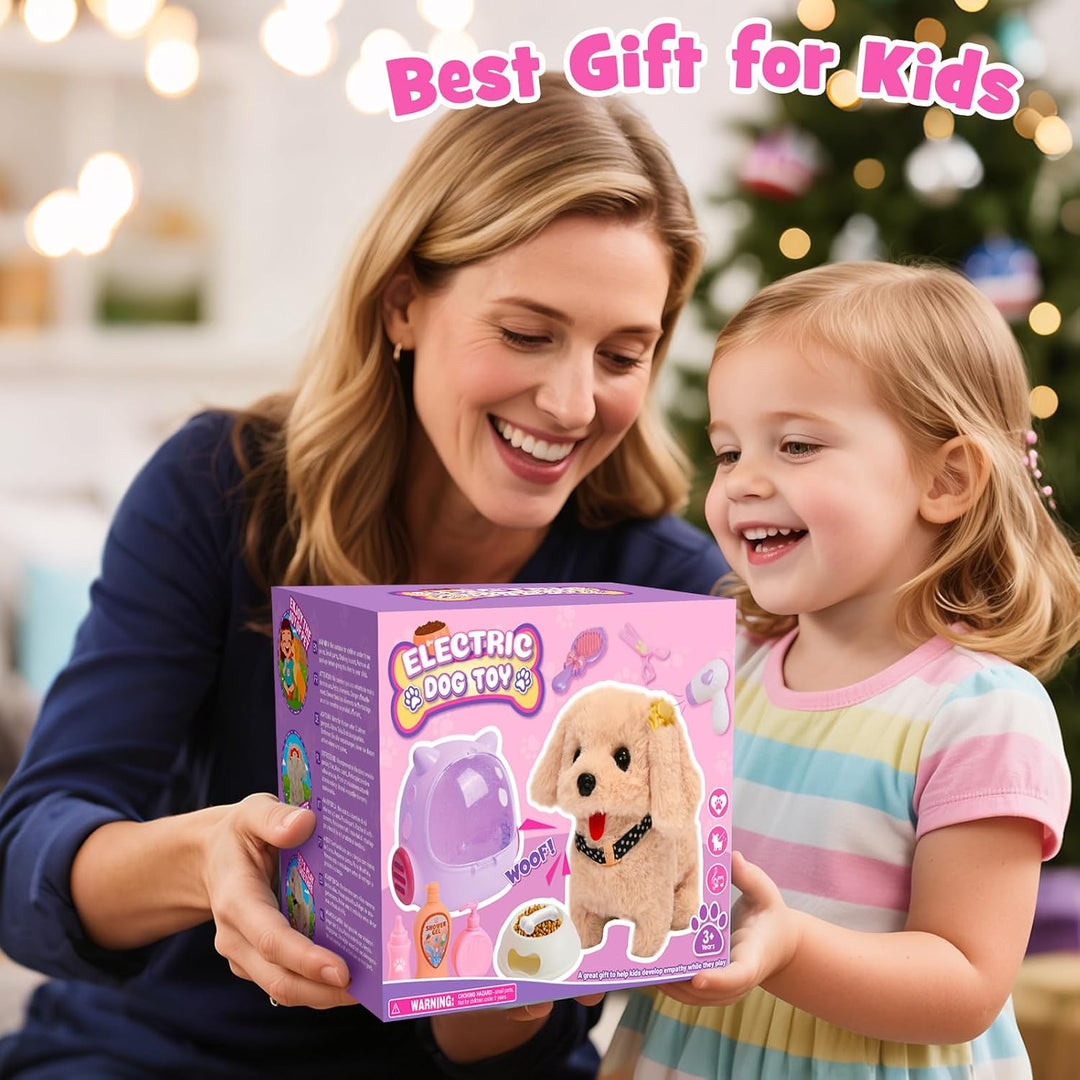 Cleboen 17 piezas Juguetes de Perro Robot para Niñas Niños de 3-6,...