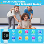 Relojes digitales para niños y niñas, reloj deportivo con rastreador de fitness, podómetro, alarmas, cronómetro, no necesita aplicación, reloj impermeable para niños, regalo para adolescentes