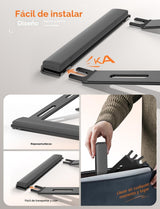 LOXP Soporte de computadora portátil para escritorio, soporte de me...