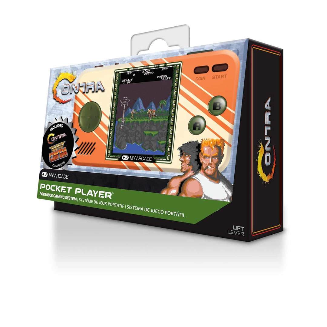My Arcade Contra Pocket Player 2 en 1, Contra y Super Contra, enlac...