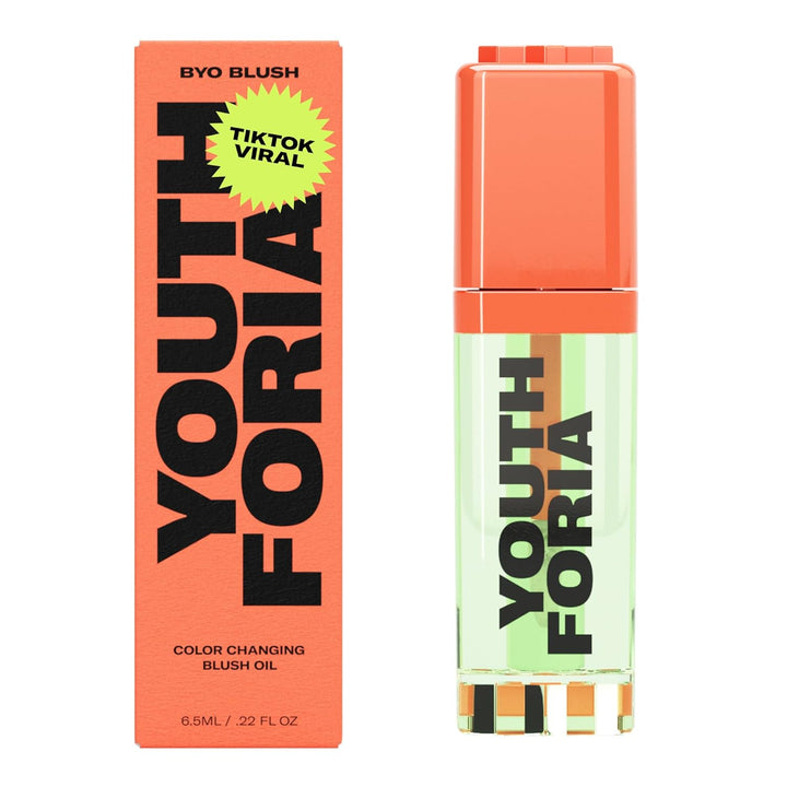 Youthforia BYO Blush, Aceite de Rubor que Cambia de Color, Reaccion...