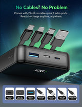 Binli Cargador portátil de 50000 mAh, cargador portátil de carga rá...