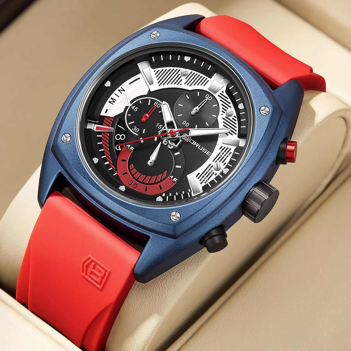 Relojes de Moda para Hombre Estilo Cronógrafo Análogo de Cuarzo