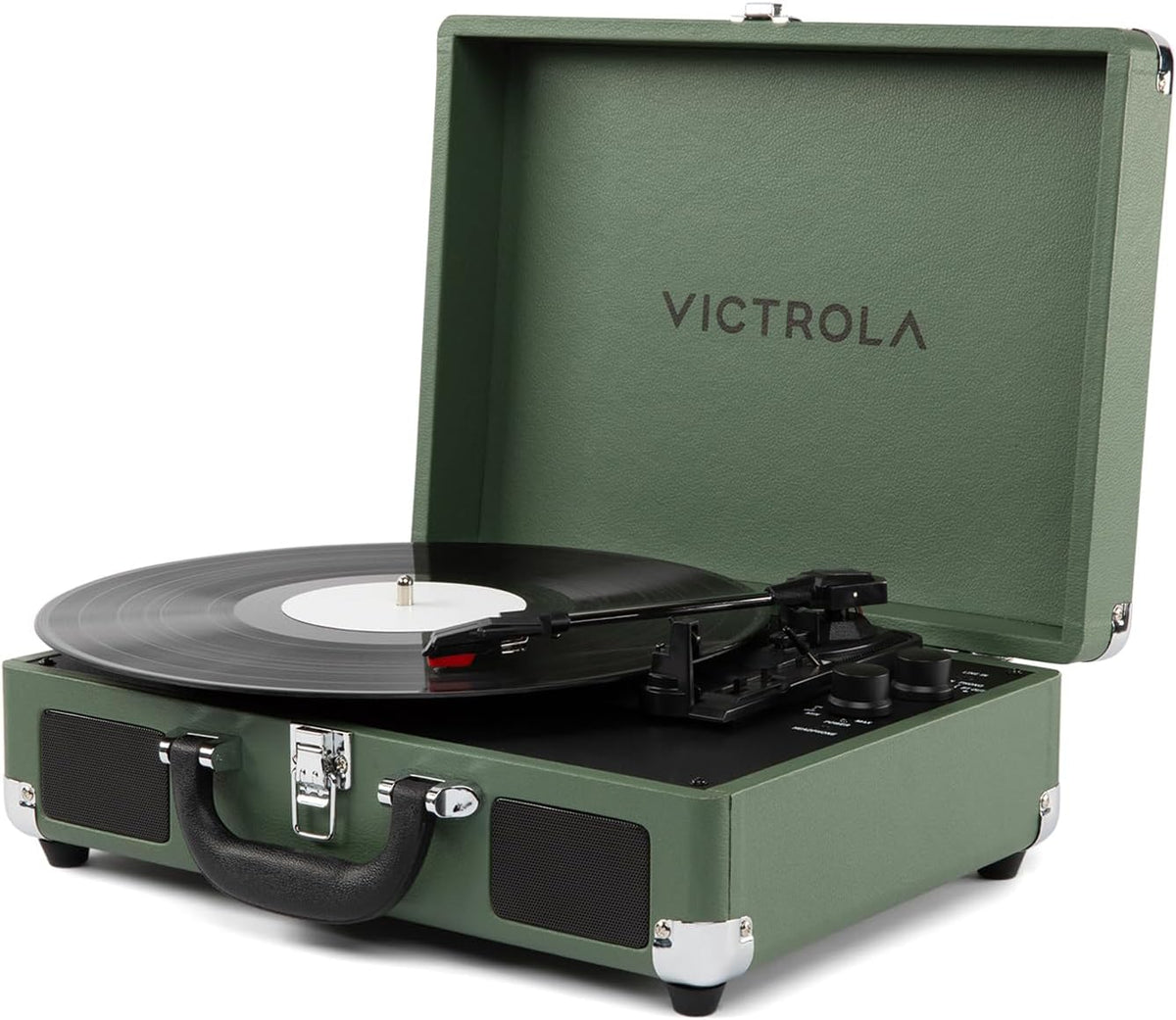 Victrola Journey II - Tocadiscos de maleta con Bluetooth, color verde