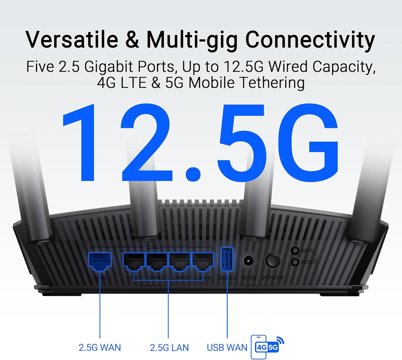 ASUS RT-BE82U Router Inteligente AiMesh Extensible de Banda Dual Wi...