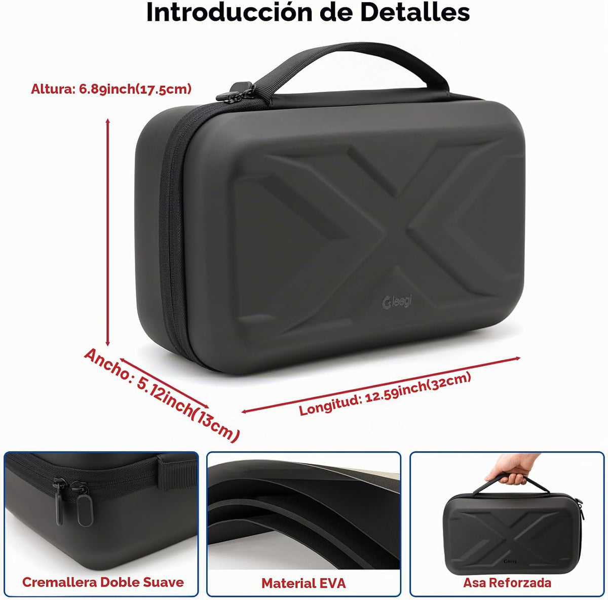 Funda EVA compatible con NOCO GB150/GBX155 Jump Starter (solo base)