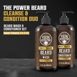 Viking Revolution - Set de lavado y acondicionador para barba - Tab...