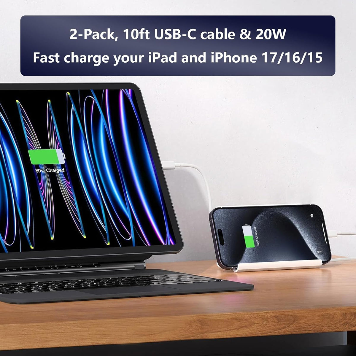 Cargador para iPad de carga rápida, bloque de carga rápida para iPad de 10