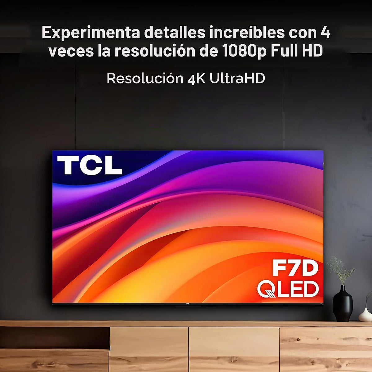 TCL 65 pulgadas serie F7D QLED 4K UHD HDR Smart Fire TV, 65F7D (2026)