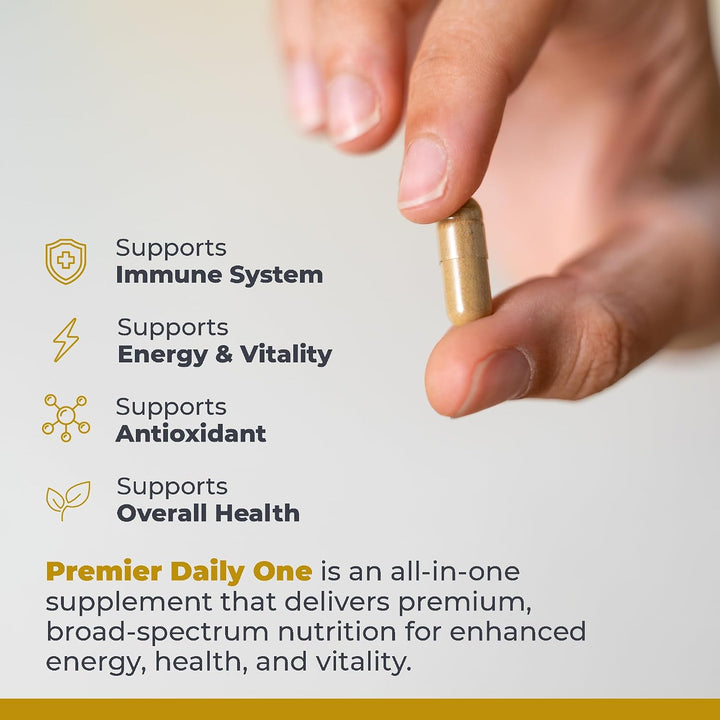 Premier Daily One, 60 cápsulas, producto vegano, fórmula diaria tod...