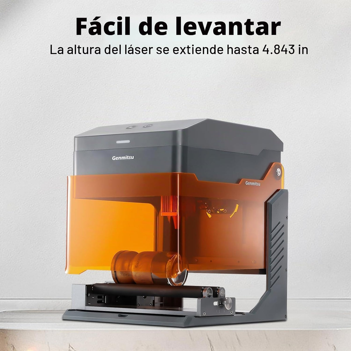 Genmitsu Kiosk 10W 10000mW Laser Engraver, cortadora portátil con carcasa