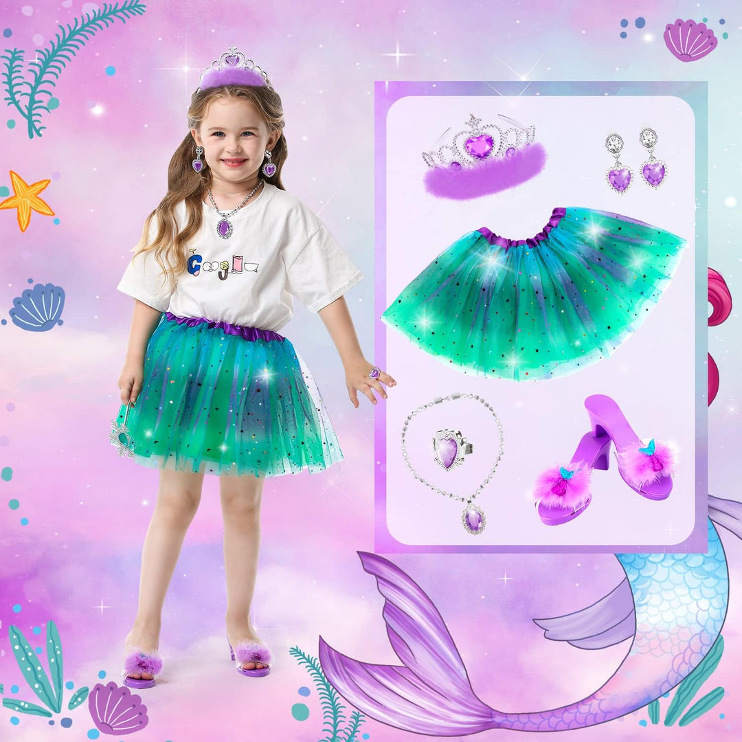 Juego de zapatos de vestir de princesa juguetes de vestir
