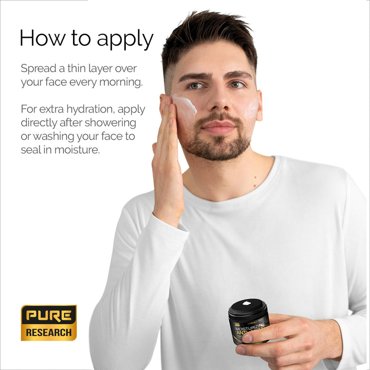 Crema hidratante facial para hombre, crema antienvejecimiento para...