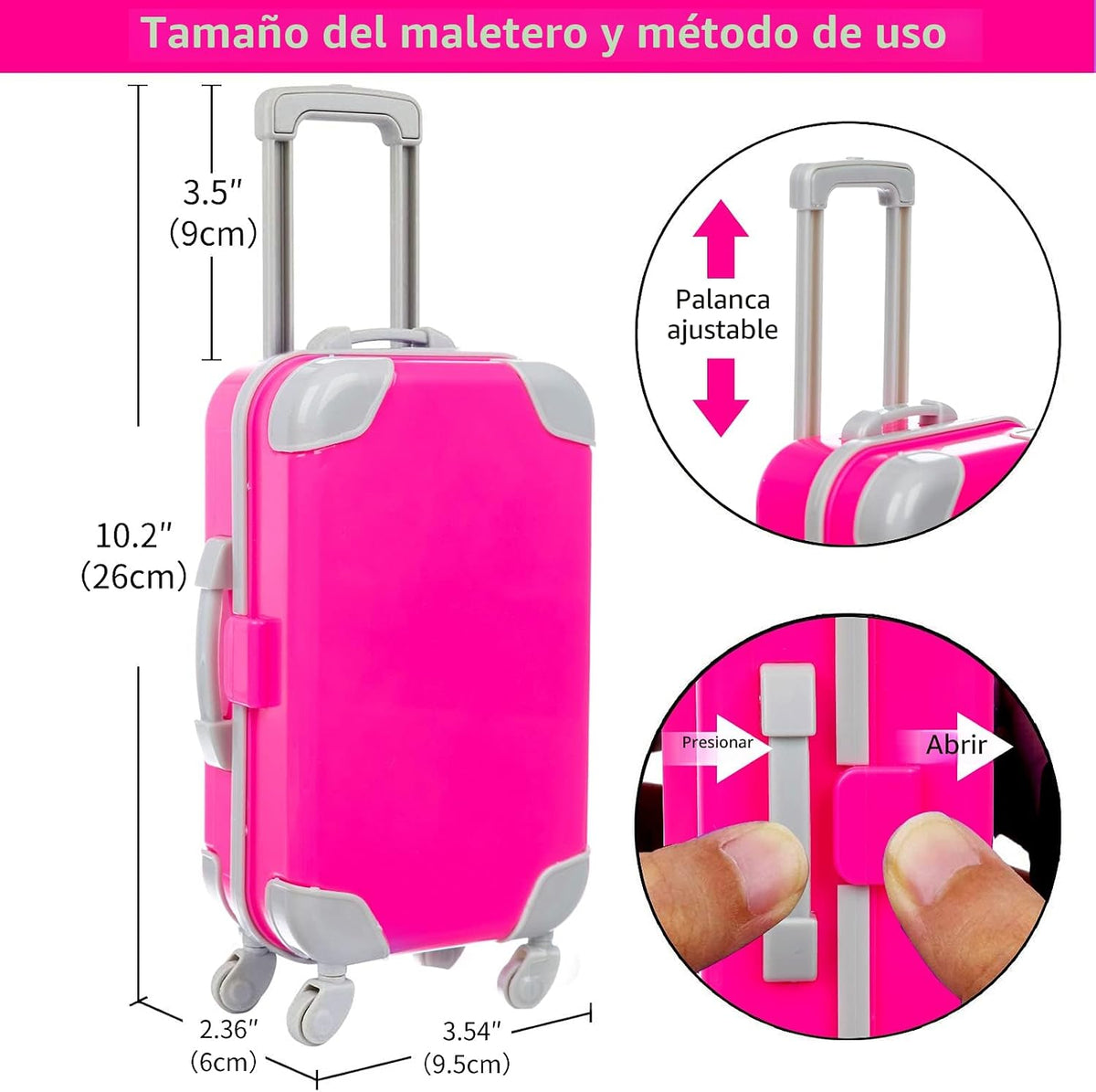 XFEYUE Juego de 23 piezas de ropa y accesorios para muñecas americanas de