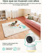 Dr.Care LumiView Monitor inteligente WiFi de 5 pulgadas con 2 cámaras