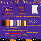 MAGIMUSE Kit de ganchillo para principiantes, kit de inicio de ganchillo para adultos, kit de ganchillo para Halloween, amigurumi, kits de animales de ganchillo, juego de hilo con tutoriales en video