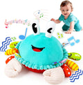 Juguete musical de cangrejo para bebé, juguetes sensoriales para bebés de 6