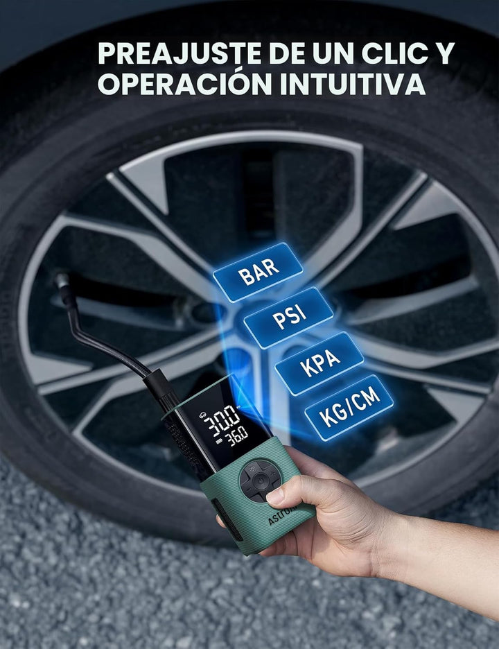 AstroAI Inflador de neumáticos L7S compresor de aire portátil inalá...