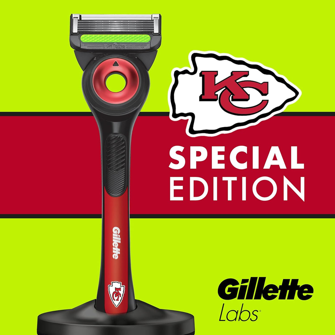 Gillette Labs Special NFL Chiefs Edition - Maquinilla de afeitar pa...
