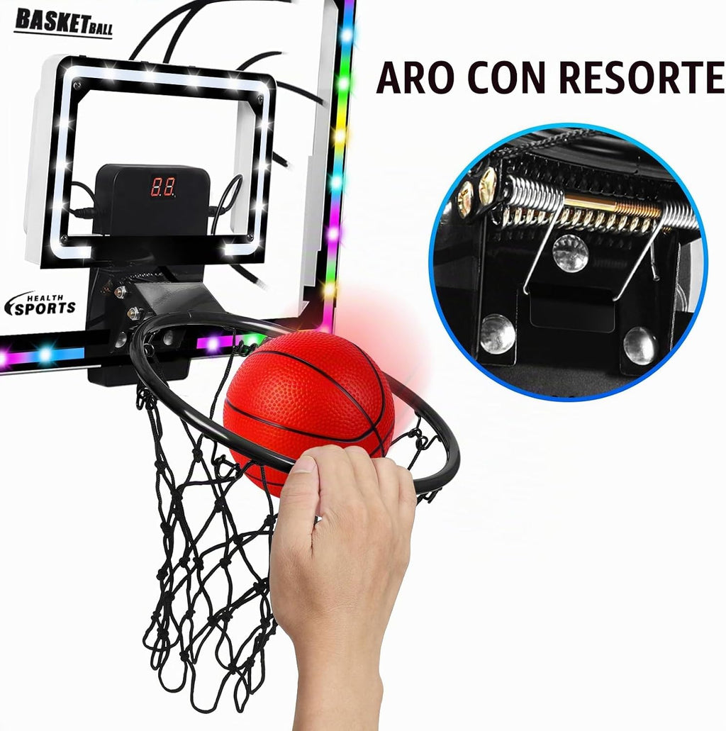 Aro de baloncesto interior para niños, sobre la puerta Mini Puntuación de