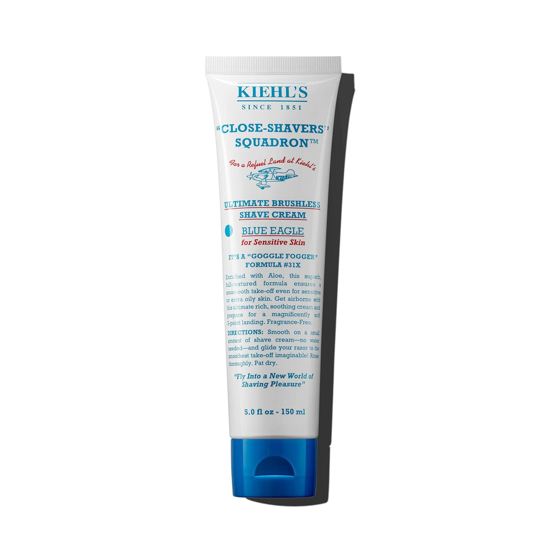 Kiehl's Ultimate Brushless Shave Cream Blue Eagle, sin perfume...