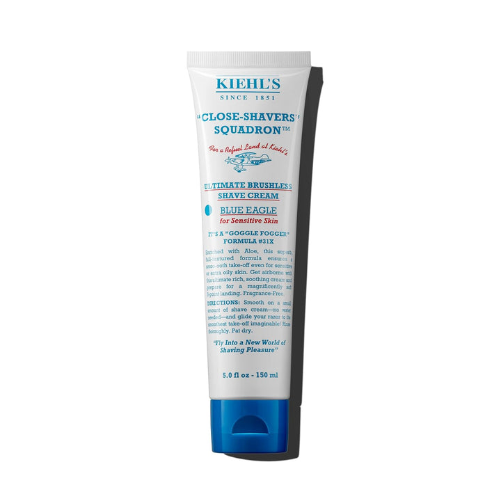 Kiehl's Ultimate Brushless Shave Cream Blue Eagle, sin perfume...