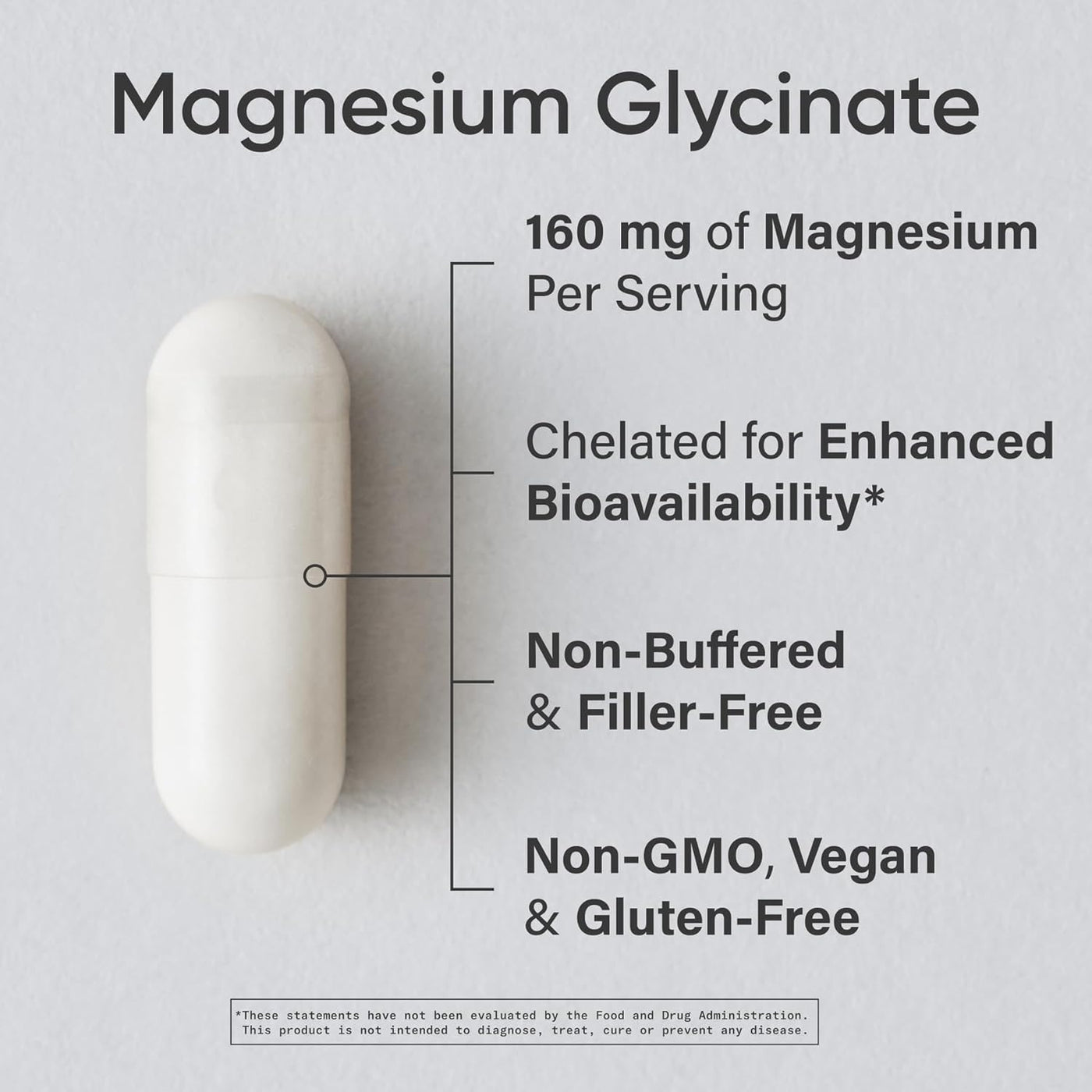 Sports Research® Glicinato de magnesio - Apoya el sueño reparador y...