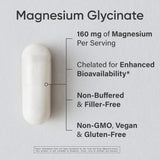 Sports Research® Glicinato de magnesio - Apoya el sueño reparador y...