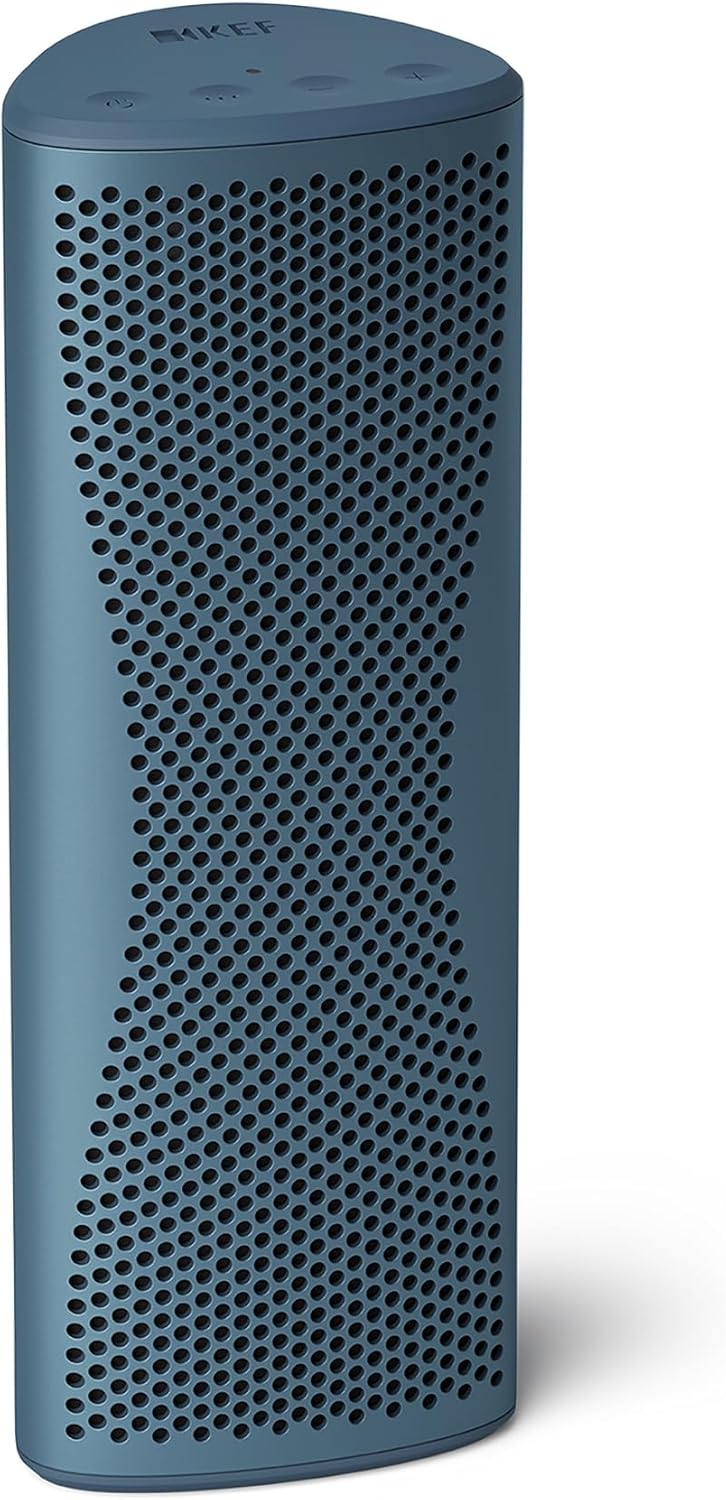 KEF Muo Altavoz portátil de alta fidelidad (Aura azul)