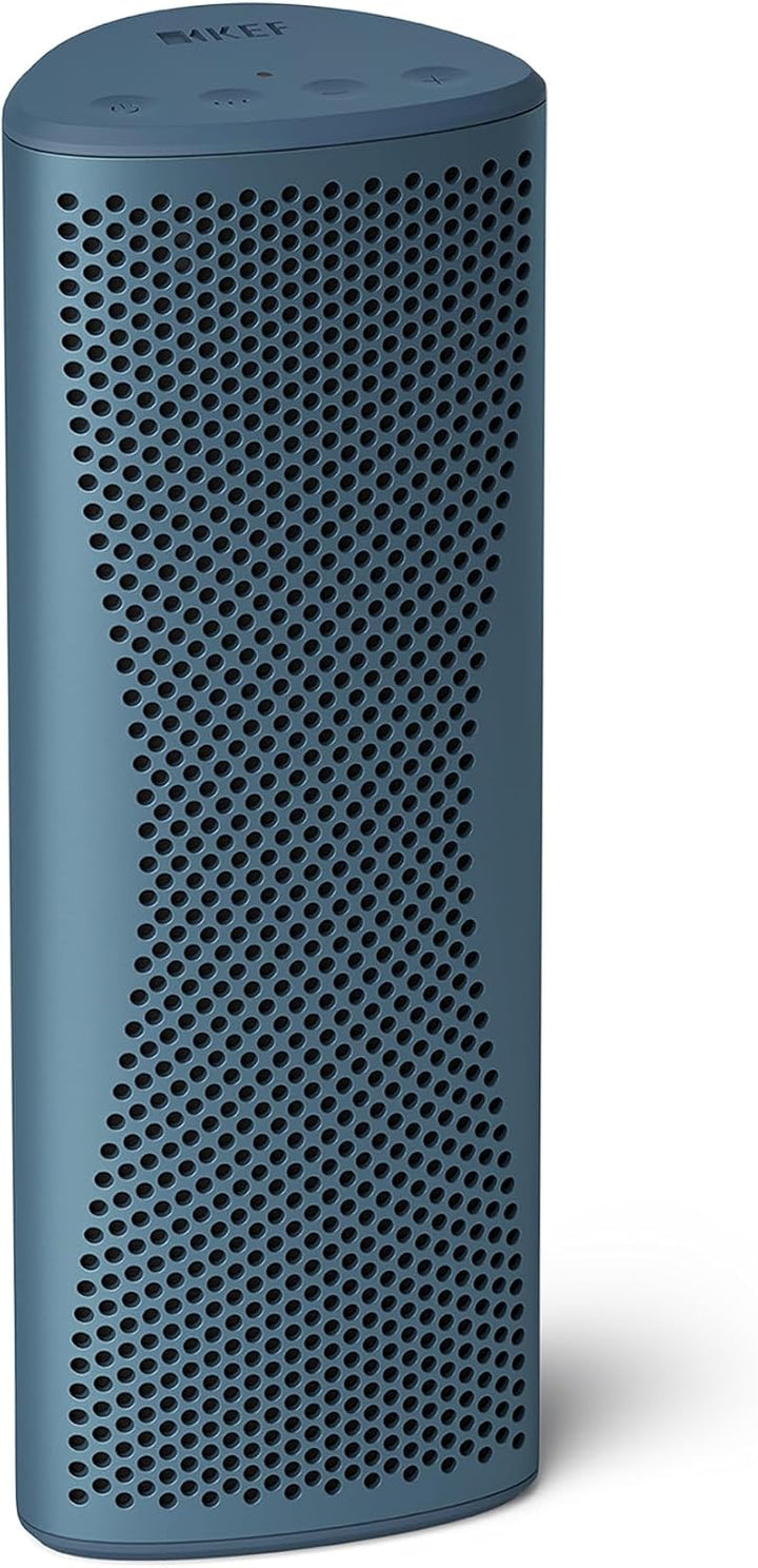 KEF Muo Altavoz portátil de alta fidelidad (Aura azul)