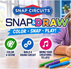 SNAP CIRCUITS Snap & Draw STEM STEAM - Juguete de arte y ciencia para niños