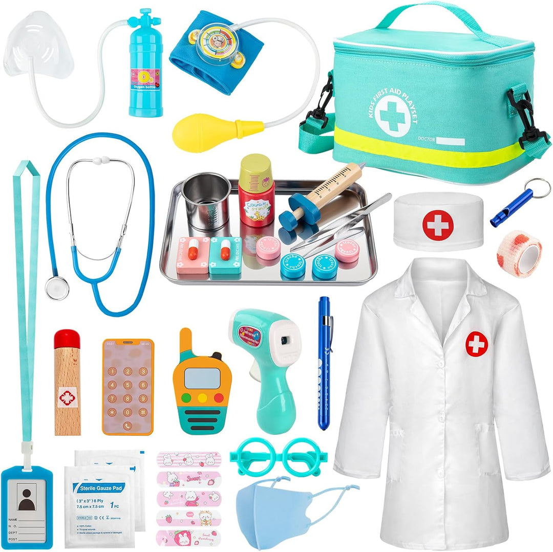 Sundaymot Kit médico para niños juego de simulación de 34