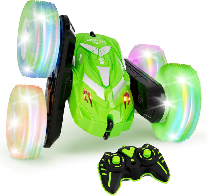 Amicool - Coche de control remoto para niños de 6 a 12 años con luz...